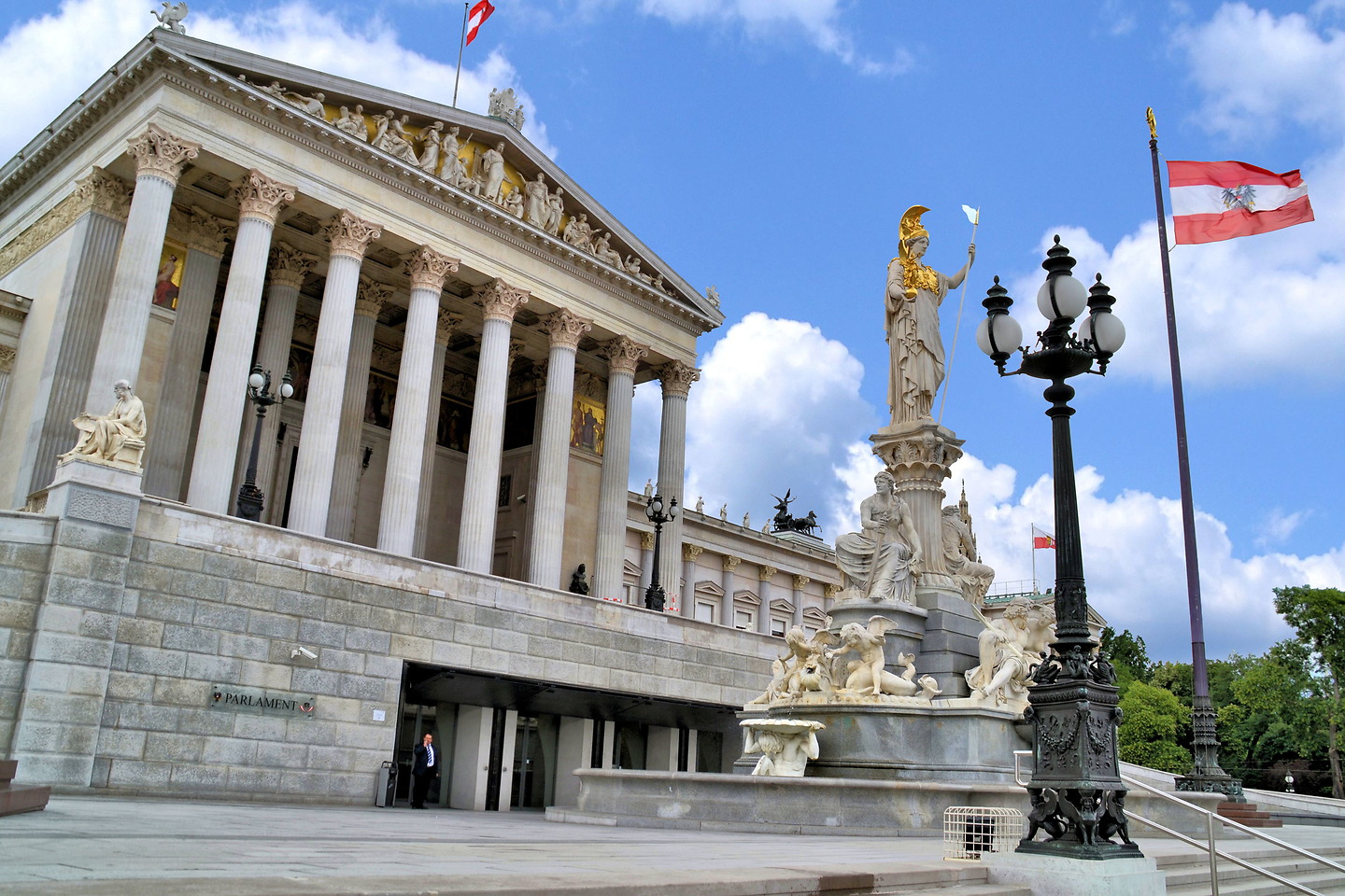 Austrian Parliament Building in Vienna, Austria - Encircle Photos