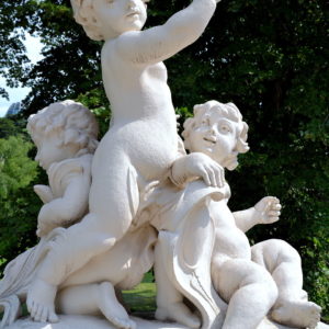 Putti Sculpture in Burggarten at Hofburg in Vienna, Austria - Encircle Photos