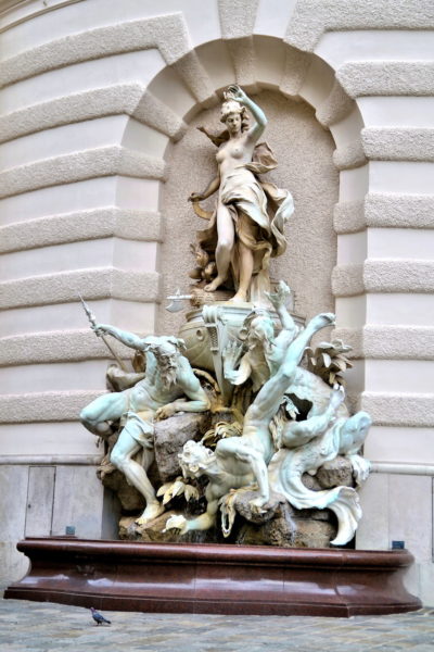 Power at Sea in Michaelerplatz at Hofburg in Vienna, Austria - Encircle Photos