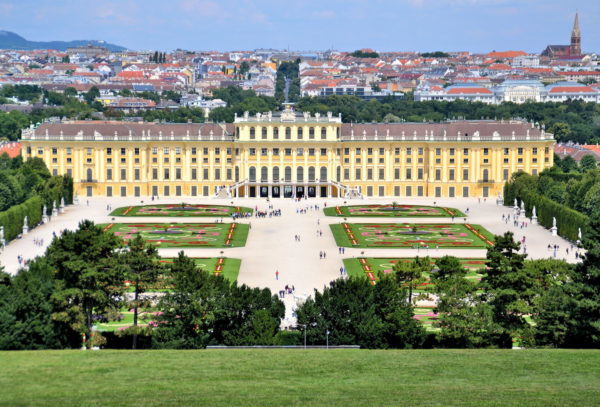 Panoramic View of Schönbrunn Palace in Vienna, Austria - Encircle Photos