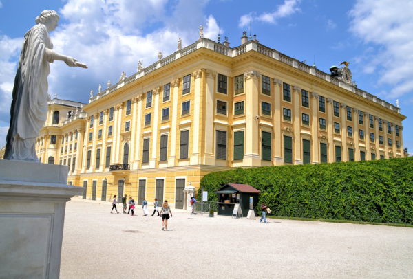 Yellow Facade of Schönbrunn Palace in Vienna, Austria - Encircle Photos
