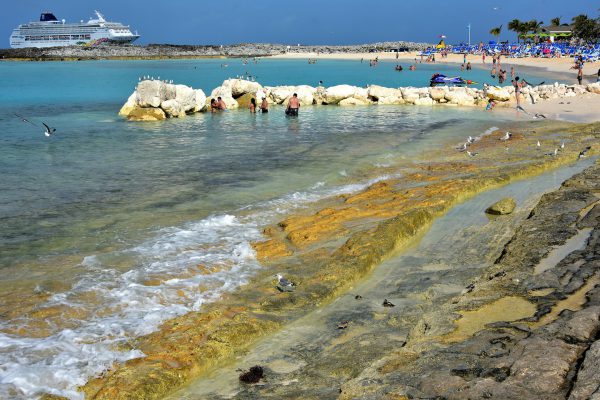 Swimming in the Cove at Great Stirrup Cay, Bahamas - Encircle Photos