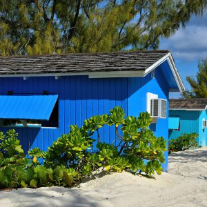 Colorful Private Cabanas at Half Moon Cay, The Bahamas - Encircle Photos