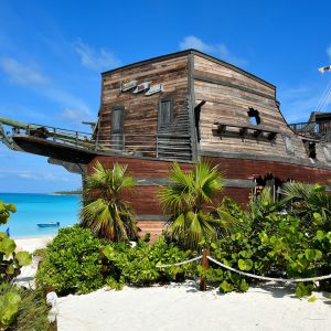 On the Rocks Pirate Ship Bar at Half Moon Cay, The Bahamas - Encircle Photos