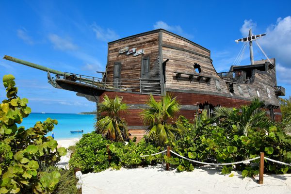 On the Rocks Pirate Ship Bar at Half Moon Cay, The Bahamas - Encircle Photos