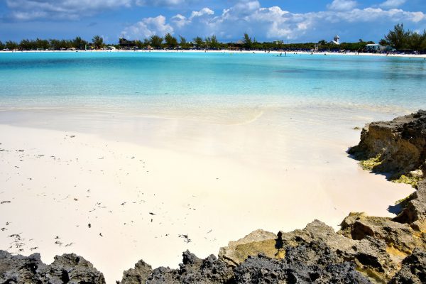 Pristine White Beach at Half Moon Cay, The Bahamas - Encircle Photos