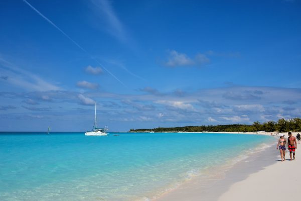 Romantic Isolation on Beach at Half Moon Cay, The Bahamas - Encircle Photos