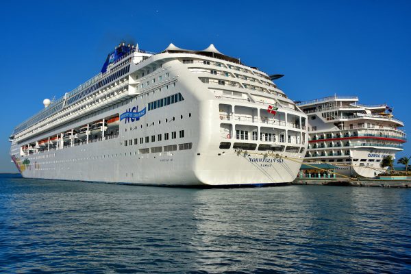 Two Moored Cruise Ships in Nassau, Bahamas - Encircle Photos