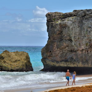 Holding Hands at Bottom Bay in Apple Hall, Barbados - Encircle Photos