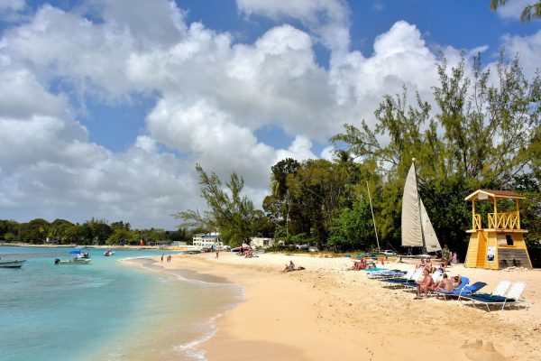 People Enjoying Holetown Beach in Barbados - Encircle Photos