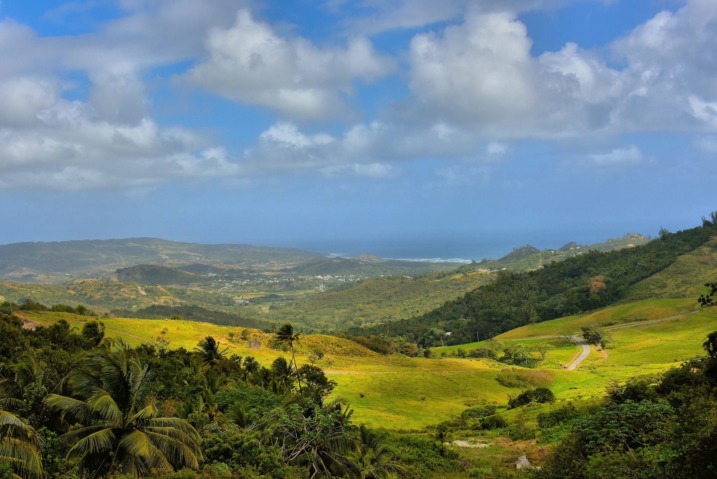 Rolling Hills of the Scotland District in Saint Andrew Parish, Barbados Encircle Photos