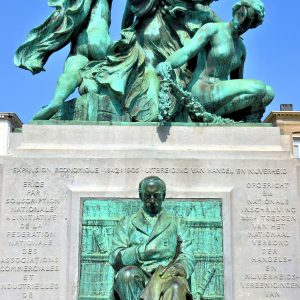 Baron Lambermont Statue in Antwerp, Belgium - Encircle Photos