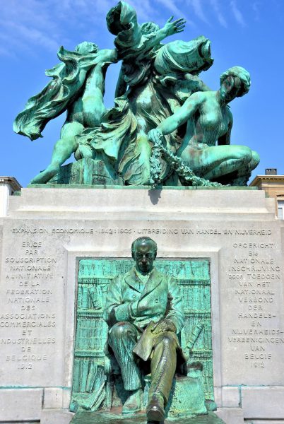 Baron Lambermont Statue in Antwerp, Belgium - Encircle Photos