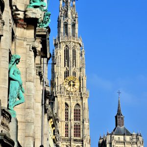 Cathedral of Our Lady from Suikerrui in Antwerp, Belgium - Encircle Photos