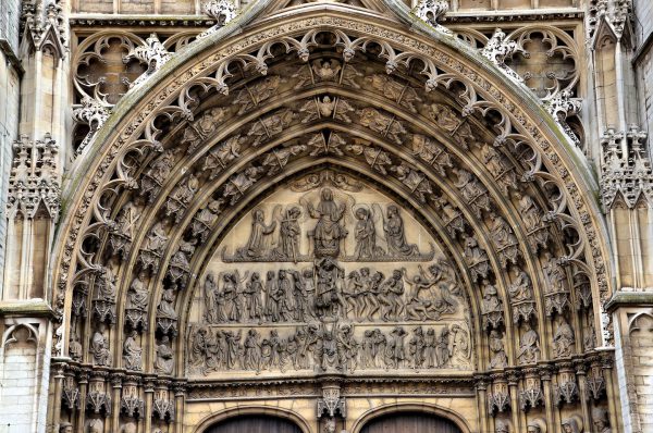 Cathedral of Our Lady Portal of Last Judgment in Antwerp, Belgium - Encircle Photos