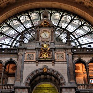 Central Station Passenger Hall Detail in Antwerp, Belgium - Encircle Photos