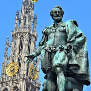 Painter Peter Paul Rubens Statue in Antwerp, Belgium - Encircle Photos