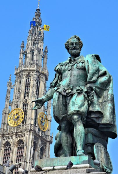Painter Peter Paul Rubens Statue in Antwerp, Belgium - Encircle Photos