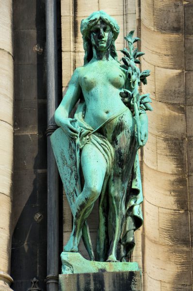 Salacia Goddess Statue in Antwerp, Belgium - Encircle Photos