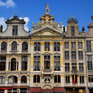 Guildhalls on Northeast of Grand Place in Brussels, Belgium - Encircle Photos