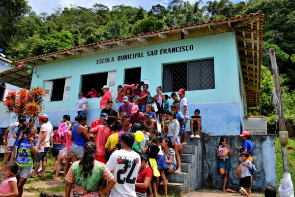 São Francisco Municipal School in Boca da Valeria, Brazil - Encircle Photos