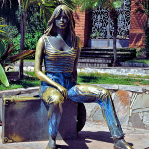Brigitte Bardot Statue in Búzios, Brazil - Encircle Photos