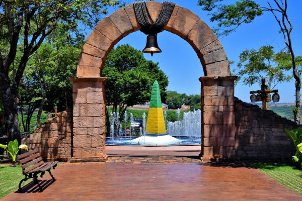 Brazilian Obelisk at Marco das Três Fronteiras in Foz do Iguaçu, Brazil - Encircle Photos