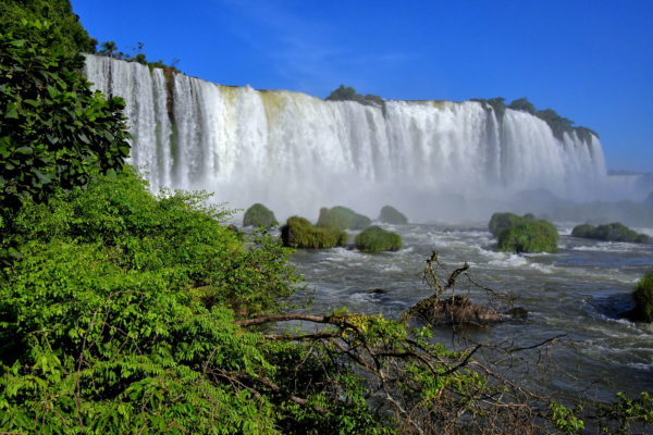 Approach to Devil’s Throat at Iguaçu Falls in Foz do Iguaçu, Brazil - Encircle Photos