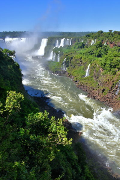 Iguazu River at Iguaçu Falls in Foz do Iguaçu, Brazil - Encircle Photos