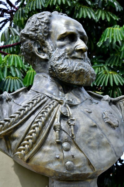 Bust of Joaquim Marques Lisboa in Ilhabela, Brazil - Encircle Photos