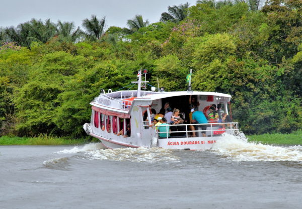 Excursion Boat in Amazon Rainforest, Manaus, Brazil - Encircle Photos