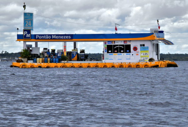 Floating Gas Station in Amazon Rainforest, Manaus, Brazil - Encircle Photos