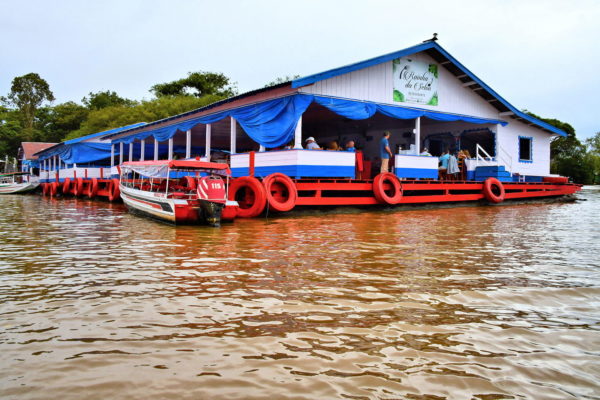 Floating Restaurant in Amazon Rainforest, Manaus, Brazil - Encircle Photos