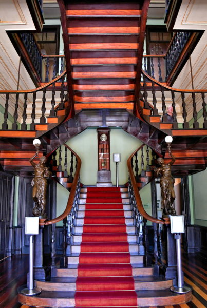 Staircase inside Rio Negro Palace in Manaus, Brazil - Encircle Photos