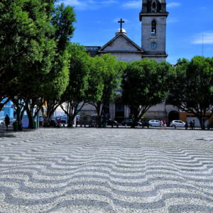 Wave Mosaic in St. Sebastian Square in Manaus, Brazil - Encircle Photos