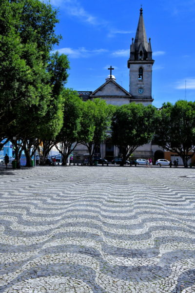 Wave Mosaic in St. Sebastian Square in Manaus, Brazil - Encircle Photos