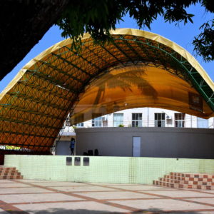 Bandshell at Christ the Redeemer Square in Parintins, Brazil - Encircle Photos