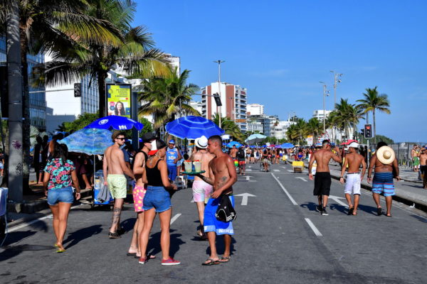 Cocktails Served at Ipanema Beach during Carnival in Rio de Janeiro, Brazil - Encircle Photos