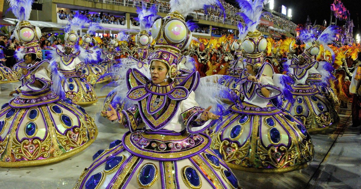 Samba Schools at Carnival Parade in Rio de Janeiro, Brazil - Encircle ...