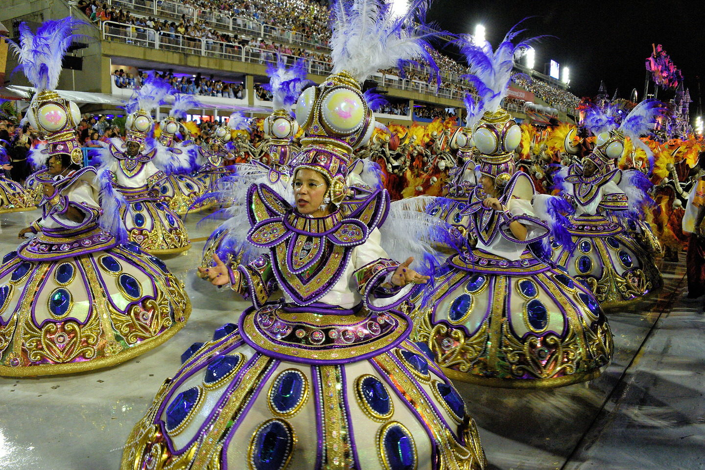 Samba Schools at Carnival Parade in Rio de Janeiro, Brazil - Encircle ...