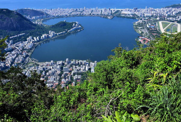 View from Corcovado Mountain in Rio de Janeiro, Brazil - Encircle Photos