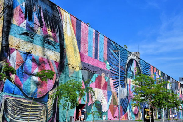 Kobra Mural World’s Largest at Píer Mauá in Rio de Janeiro, Brazil - Encircle Photos