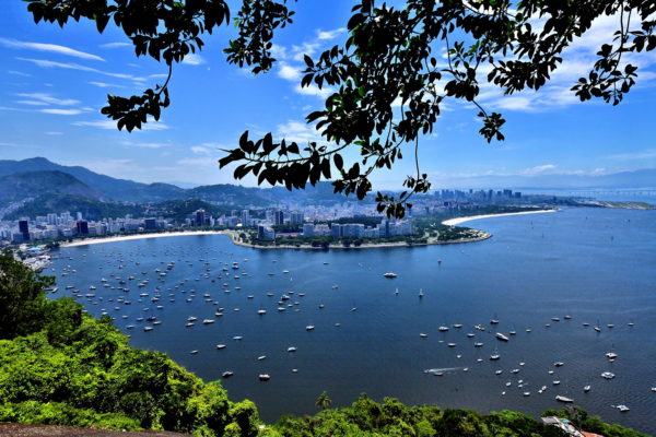 Bay View from First Stop to Sugarloaf Mountain in Rio de Janeiro, Brazil - Encircle Photos