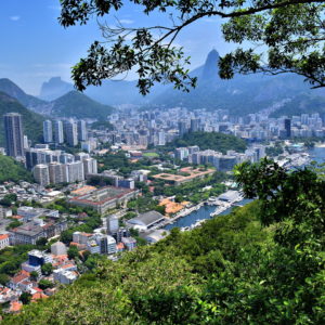 City View from First Stop to Sugarloaf Mountain in Rio de Janeiro, Brazil - Encircle Photos