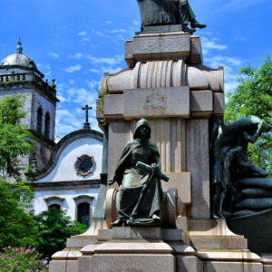 Baron of Rio Branco Square in Santos, Brazil - Encircle Photos