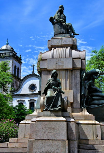 Baron of Rio Branco Square in Santos, Brazil - Encircle Photos