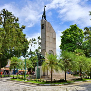 José Bonifácio Square in Santos, Brazil - Encircle Photos