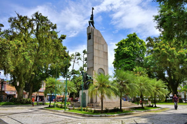 José Bonifácio Square in Santos, Brazil - Encircle Photos