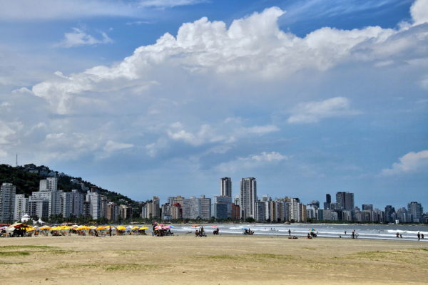Itararé Beach in São Vicente near Santos, Brazil - Encircle Photos
