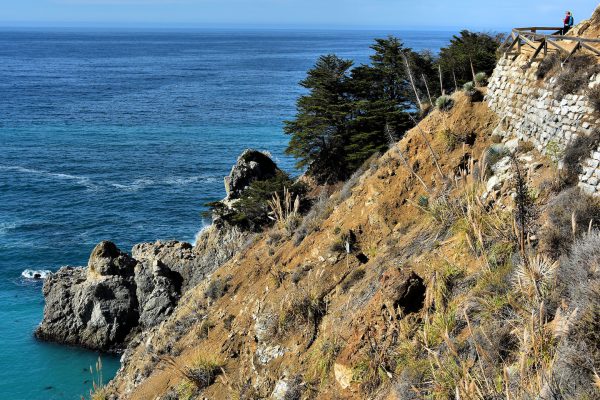 Overlook at Julia Pfeiffer Burns State Park on Big Sur Coast, California - Encircle Photos